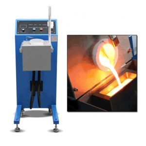 Juyi Platinum Induction Melting Machine with tilting furnace
