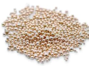 K-gold granules made by vacuum metal granulating machine