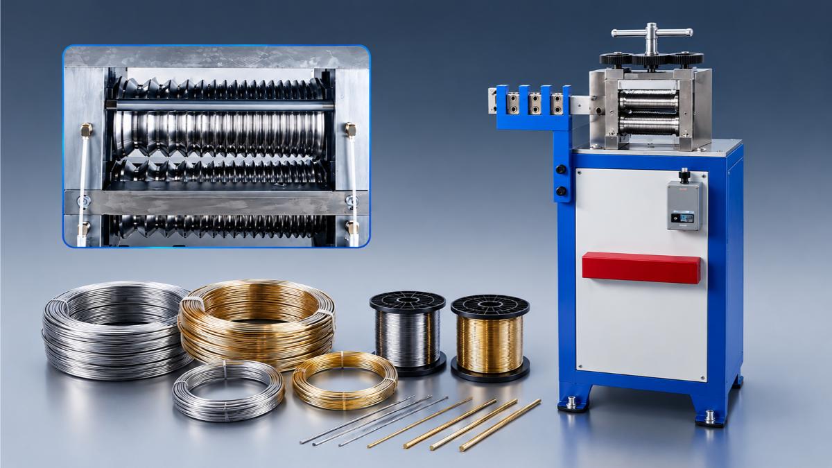 gold and silver Wire Rolling Machine