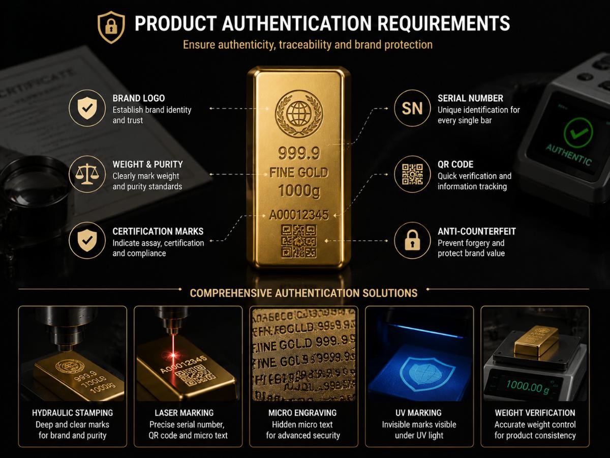 Gold Bar Authentication Requirements