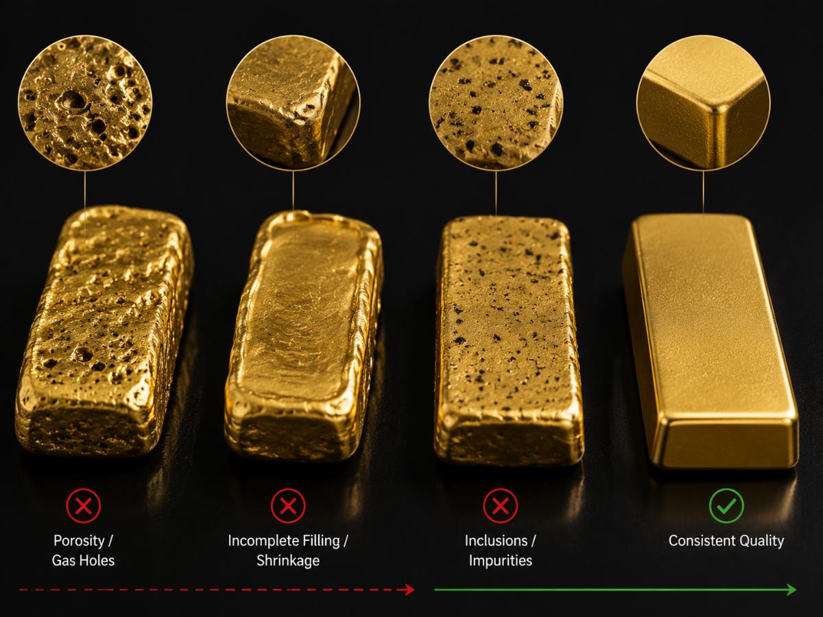 Inconsistent Quality gold bars