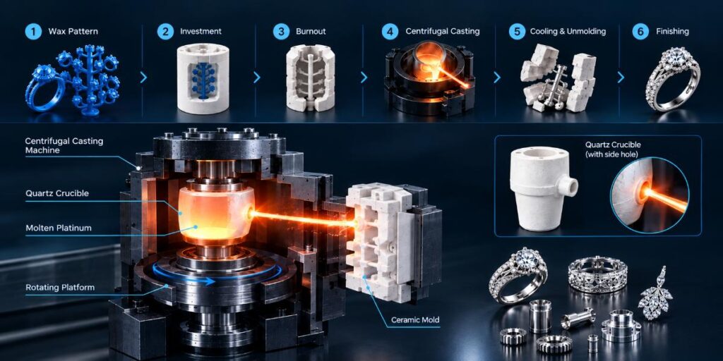 JUYI Platinum casting process